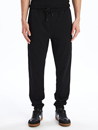 LCW Casual Siyah Slim Fit Erkek Jogger Eşofman Altı