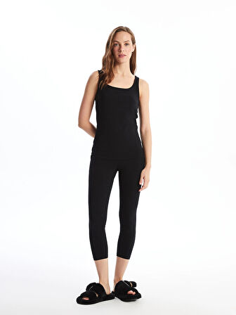 LCW DREAM Siyah U Yaka Kadın Atlet