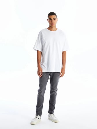 LCW Jeans Gri 760 Skinny Fit Erkek Jean Pantolon