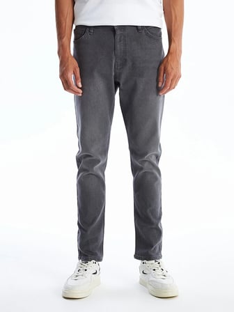 LCW Jeans Gri 760 Skinny Fit Erkek Jean Pantolon