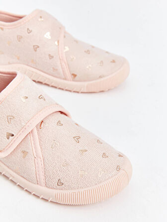 LCW STEPS Pembe Cırt Cırtlı Kız Çocuk Panduf