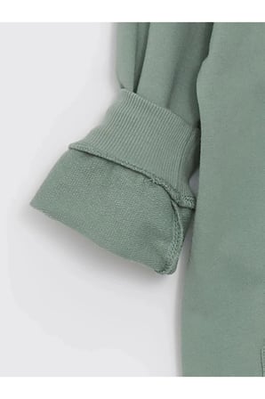 LCW Kids Yeşil Bisiklet Yaka Erkek Çocuk Sweatshirt ve Eşofman Alt 2'li