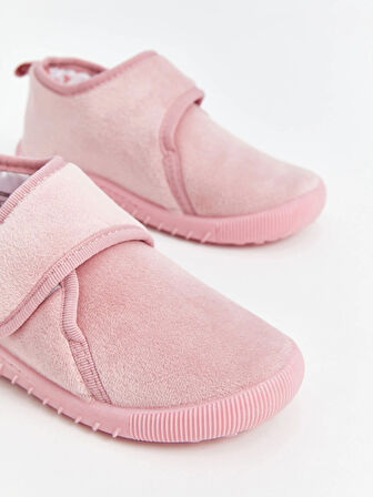 LCW STEPS Pembe Cırt Cırtlı Kız Çocuk Panduf