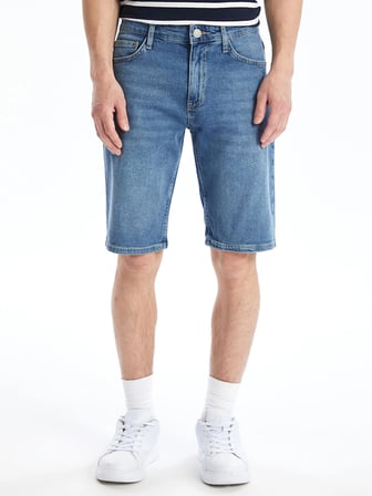 LCW Jeans Indigo Standart Kalıp Erkek Jean Şort