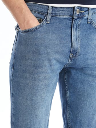 LCW Jeans Indigo Standart Kalıp Erkek Jean Şort