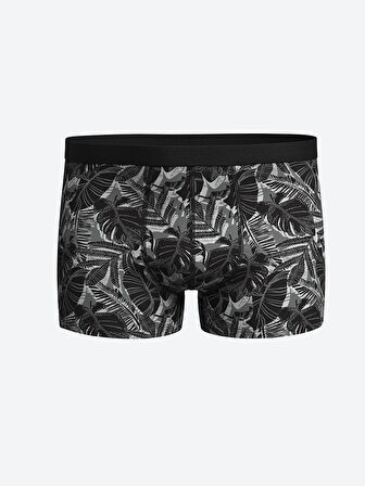 LC WAIKIKI Siyah Standart Kalıp Pamuklu Esnek Erkek Boxer 3'lü