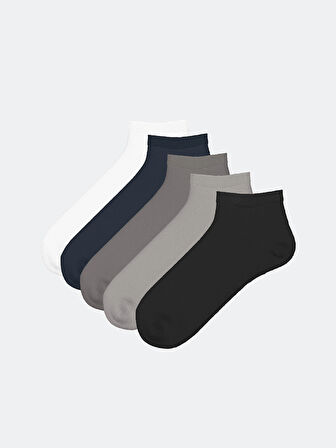 LCW ACCESSORIES Karişik Bambu Erkek Patik Çorap 5'li