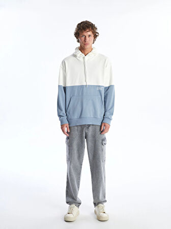 XSIDE Ekru Uzun Kollu Erkek Hoodie