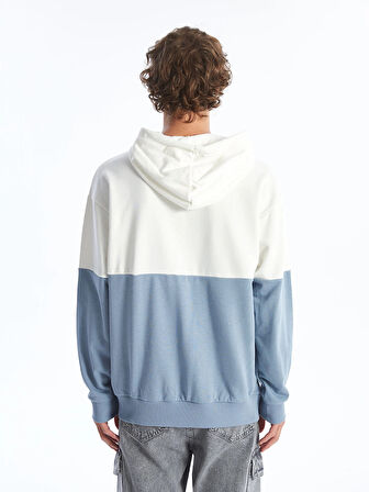 XSIDE Ekru Uzun Kollu Erkek Hoodie