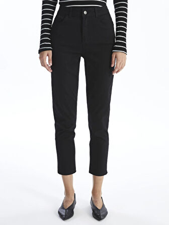 LCWAIKIKI Classic Siyah Slim Fit Kadın Jean Pantolon