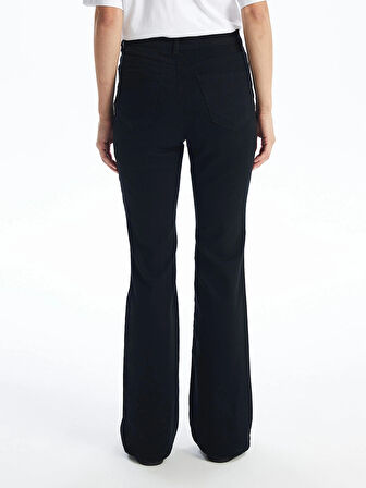 LCW Jeans SİYAH Mars Flare Kadın Jean Pantolon