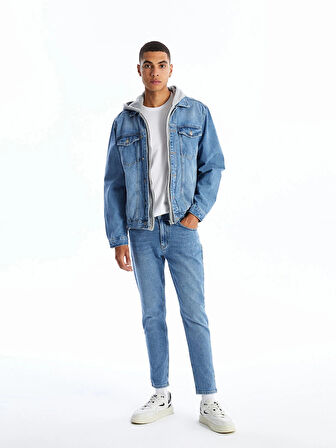 LCW Jeans İndigo Standart Kalıp Erkek Jean Ceket