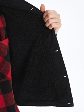 LCW Jeans Siyah Standart Kalıp Erkek Jean Ceket