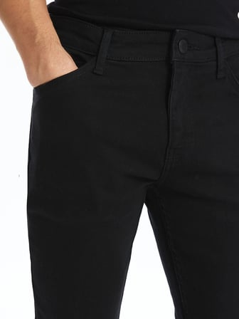 LCW Jeans Siyah 760 Skinny Fit Erkek Jean Pantolon