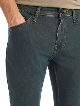 LCW Jeans Yeşil 760 Skinny Fit Erkek Jean Pantolon