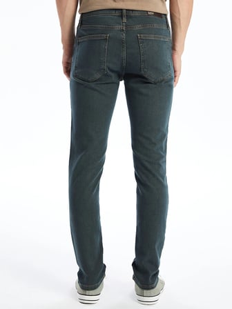 LCW Jeans Yeşil 760 Skinny Fit Erkek Jean Pantolon