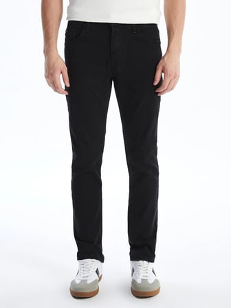 LCW Jeans Siyah 750 Slim Fit Erkek Jean Pantolon
