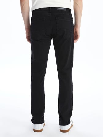 LCW Jeans Siyah 750 Slim Fit Erkek Jean Pantolon