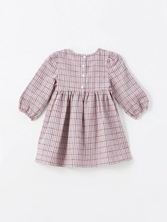 Bebe Yaka Uzun Kollu Kız Bebek Elbise_W4DF44Z1-LNQ86841456024772-3 Yaş