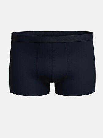 LC WAIKIKI Lacivert Standart Kalıp Pamuklu Esnek Erkek Boxer 3'lü