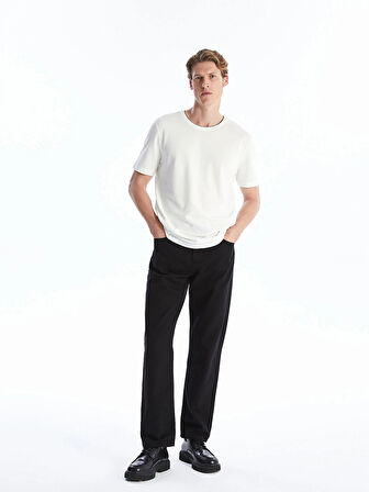 LCWAIKIKI Classic SİYAH Rahat Kalıp Erkek Chino Pantolon