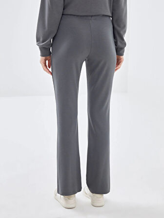 LCW Modest Gri Beli Lastikli İspanyol Paça Kadın Eşofman Altı