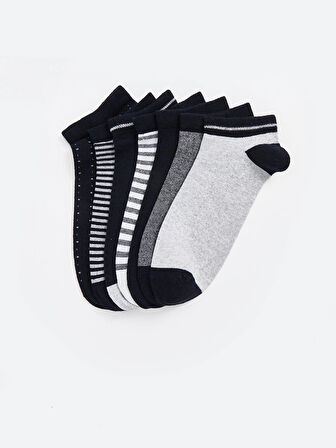 LCW ACCESSORIES Karişik Çizgili Erkek Patik Çorap 7'li