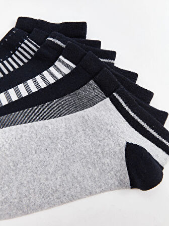 LCW ACCESSORIES Karişik Çizgili Erkek Patik Çorap 7'li