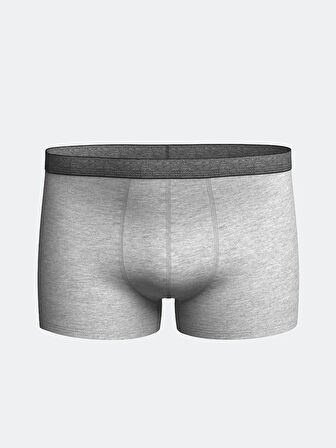 LC WAIKIKI Lacivert Standart Kalıp Pamuklu Esnek Erkek Boxer 3'lü