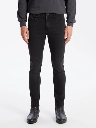 LCW Jeans Siyah 750 Slim Fit Erkek Jean Pantolon