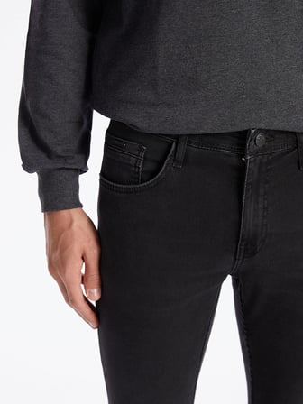 LCW Jeans Siyah 750 Slim Fit Erkek Jean Pantolon