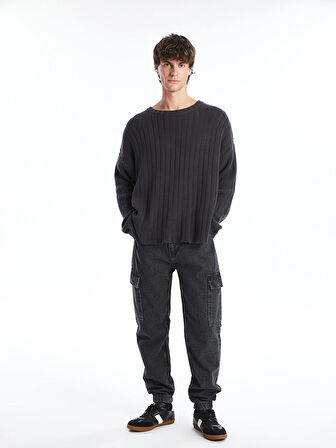 LCW Jeans ANTRASİT 780 Jogger Erkek Kargo Jean Pantolon