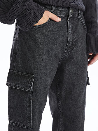 LCW Jeans ANTRASİT 780 Jogger Erkek Kargo Jean Pantolon