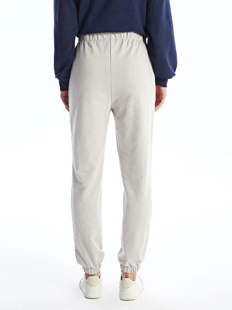 LCW Vision Gri Beli Lastikli Kadın Jogger Eşofman Altı