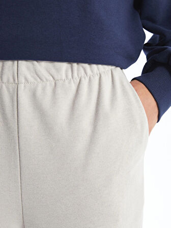 LCW Vision Gri Beli Lastikli Kadın Jogger Eşofman Altı