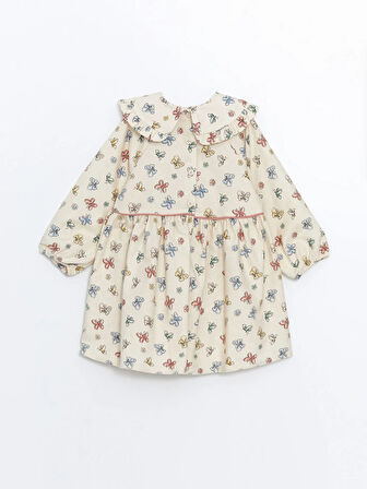 Uzun Kollu Baskılı Kız Bebek Kazak_W4H891Z1-LRA868414581780218-24 Ay