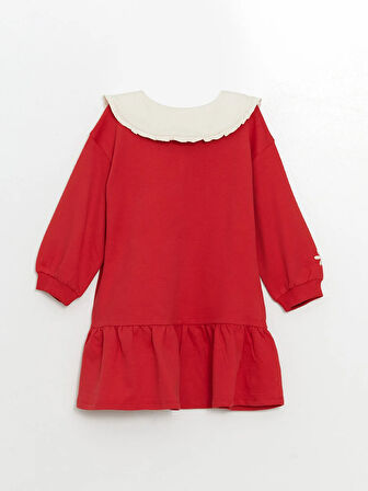 Bebe Yaka Kız Çocuk Elbise_W4HL77Z1-R2386841458969139-12 Ay