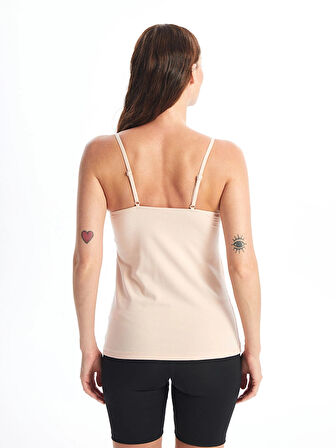 LCW DREAM Pembe Kalp Yaka Askılı Kadın Kuplu Atlet