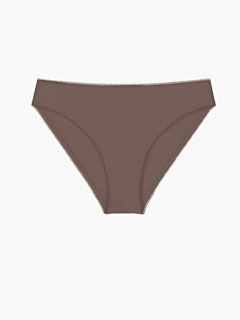 LCW DREAM Kahverengi Düz Bikini Külot 3'lü Paket
