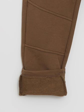 LCW Kids Kahverengi Beli Lastikli Erkek Çocuk Jogger Eşofman Alt