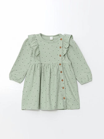 Bisiklet Yaka Kız Bebek Elbise_W4HH44Z1-LRR86841459554985-6 Yaş