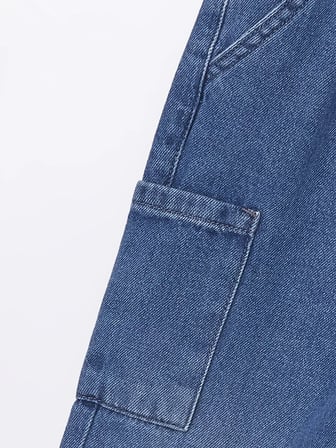 LCW Kids İNDİGO Beli Lastikli Basic Erkek Bebek Jean Pantolon