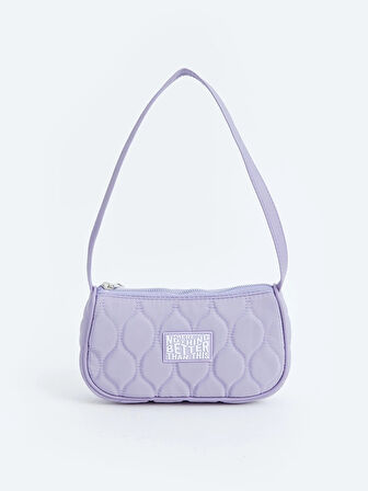 LCW ACCESSORIES LİLA Baskılı Kız Çocuk Baget Çanta