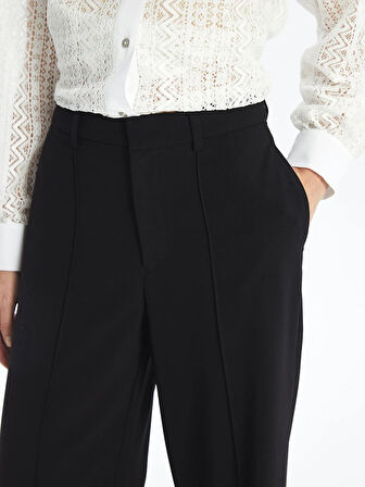 Standart Fit Düz Geniş Paça Kadın Pantolon_W44356Z8-CVL_8684146118410_42