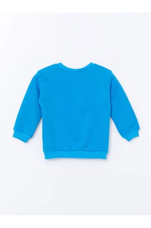 Lcw Bisiklet Yaka Uzun Kollu Baskılı Erkek Bebek Sweatshirt