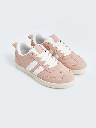 LCW STEPS Pembe Bağcıklı Kız Çocuk Spor Ayakkabı