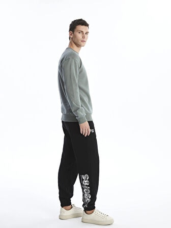 LCW Casual SİYAH Rahat Kalıp Erkek Kalın Jogger Eşofman Altı