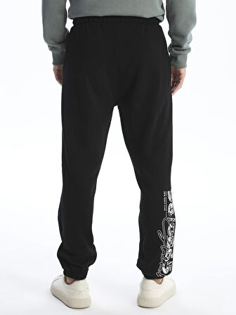 LCW Casual SİYAH Rahat Kalıp Erkek Kalın Jogger Eşofman Altı
