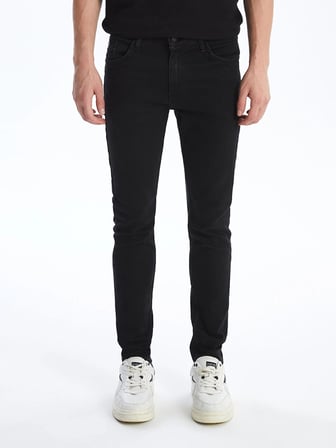 LCW Jeans Siyah 760 Skinny Fit Erkek Jean Pantolon