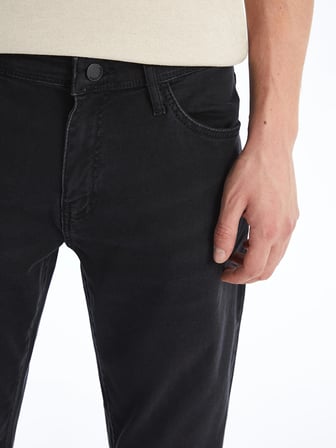 LCW Jeans SİYAH 779 Regular Fit Erkek Jean Pantolon